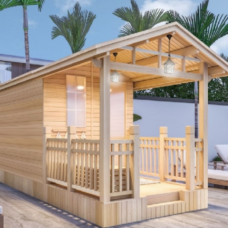 outdoor wet dry sauna